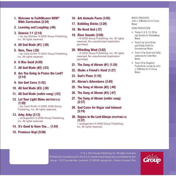 Pre-K & K CD, FaithWeaver NOW Fall 2026
