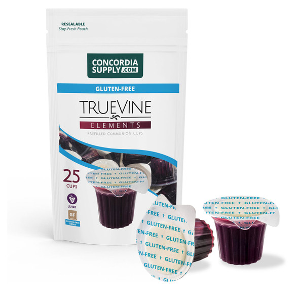TrueVine Elements - Prefilled Communion Cups - Bread & Juice Sets (Box of 25)