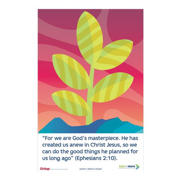 Two or More Small Church Curriculum Poster Pack - (4 Quarters, 3 Posters Each) - Year 2