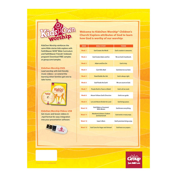 Worship Leader Guide Download - KidsOwn - Fall 2026