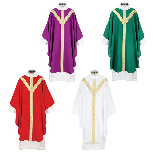 Via Aurea Chasuble Set Of 4