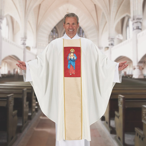 Loreto Collection Chasuble - Sacred heart