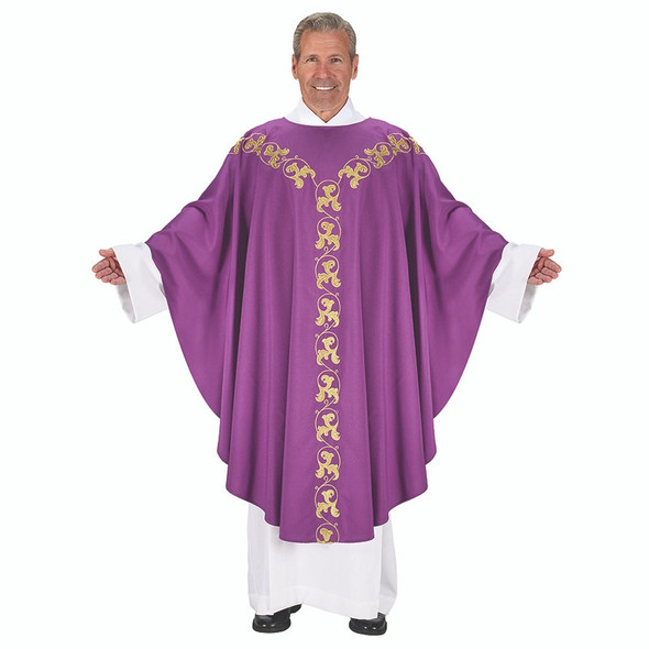 Vinea Gloria Chasuble, Purple