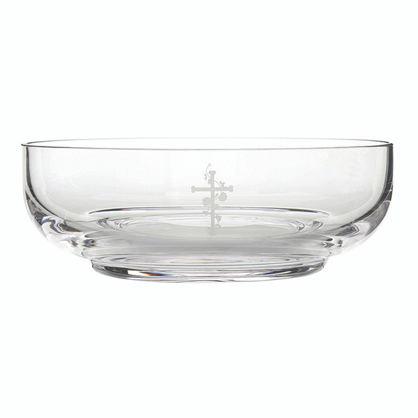 Floral Glass Bowl Paten (Pack of 2)