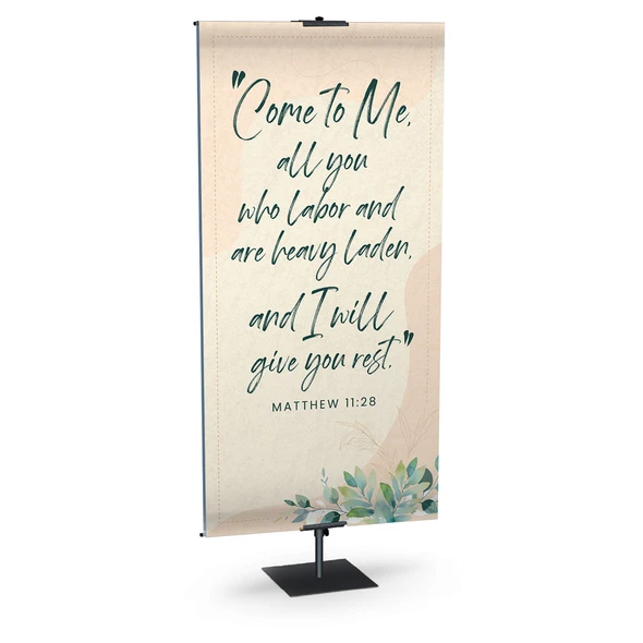 Church Banner - Welcome - Come to Me
