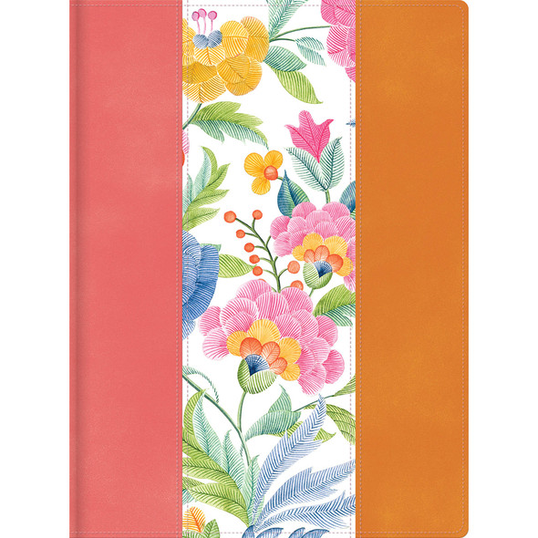 RVR 1960 Biblia de Apuntes, Tamano Personal, Rosa/Naranja, Tela sobre Tapa Dura - Case of 12