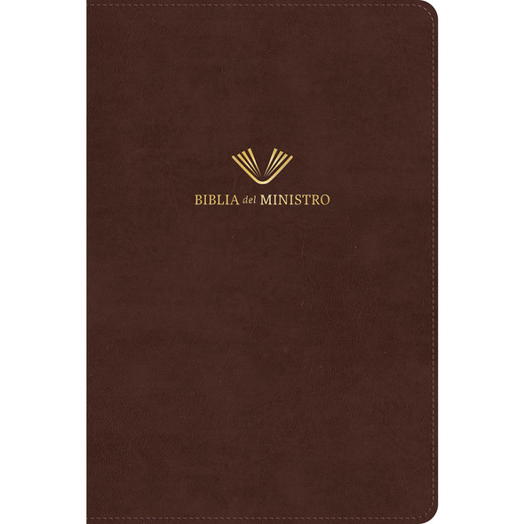 RVR 1960 Biblia del Ministro, Edicion Ampliada, Caoba Piel Fabricada - Case of 16