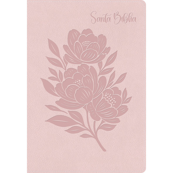RVR 1960 Biblia para regalos y premios, rosa petalo, simil piel - Case of 28
