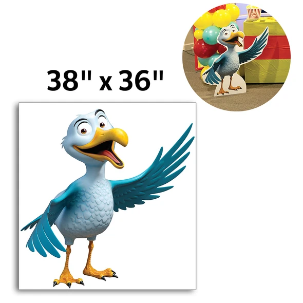 XL Character Poster - Taffy the Seagull - 48in. x 36in. - On the Boardwalk VBS 2027 by Cokesbury