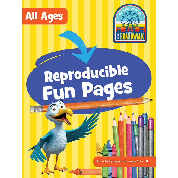 All Ages Reproducible Fun Pages - On the Boardwalk VBS 2027 by Cokesbury
