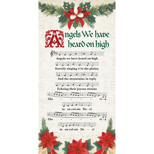 Church Banner - Sheet Music Hymns - Angels We Have Heard On High