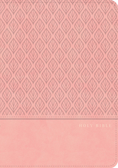 CSB Personal Size Giant Print Bible, Optimal Type, Digital Study Edition, Pink LeatherTouch - Case of 12