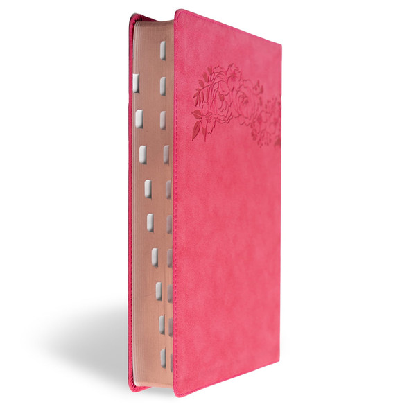RVR 1960 Biblia Letra Supergigante, Floral Simil Piel, con Indice - Case of 10