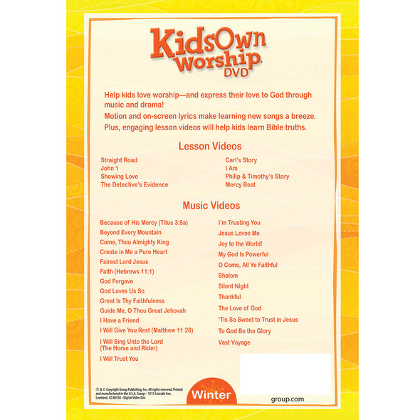 KidsOwn Worship DVD: Winter 2026-27