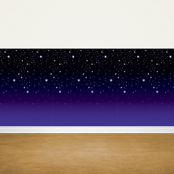 Starry Night Backdrop (4ft x 30ft) - VBS