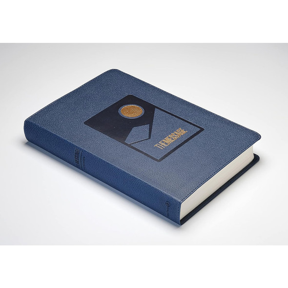 The Message Deluxe Gift Bible, Large Print (Leather-Look, Midnight Journey), Case of 16