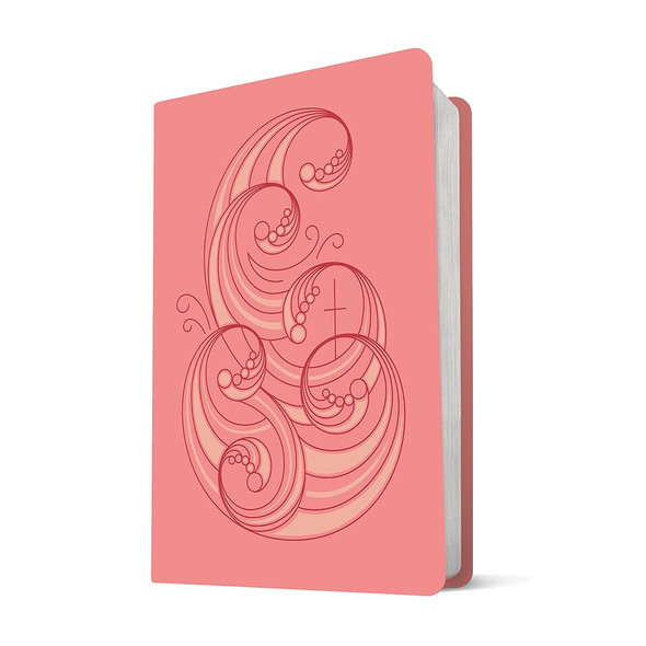 The Message Deluxe Gift Bible (Pink and Gold Waves) - Case of 20