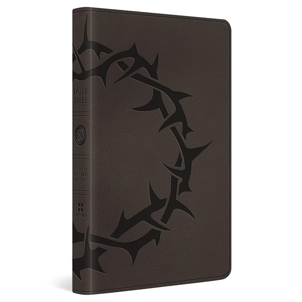 ESV Premium Gift Bible (TruTone Leather, Charcoal Crown Design) - Bulk Case of 24