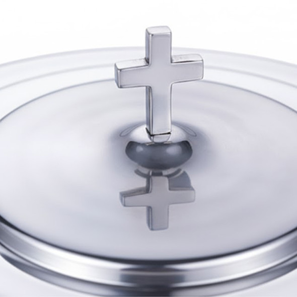 Communion Tray Cover - Polished Aluminum by Sudbury Communion Tray Cover - Polished Aluminum by Sudbury