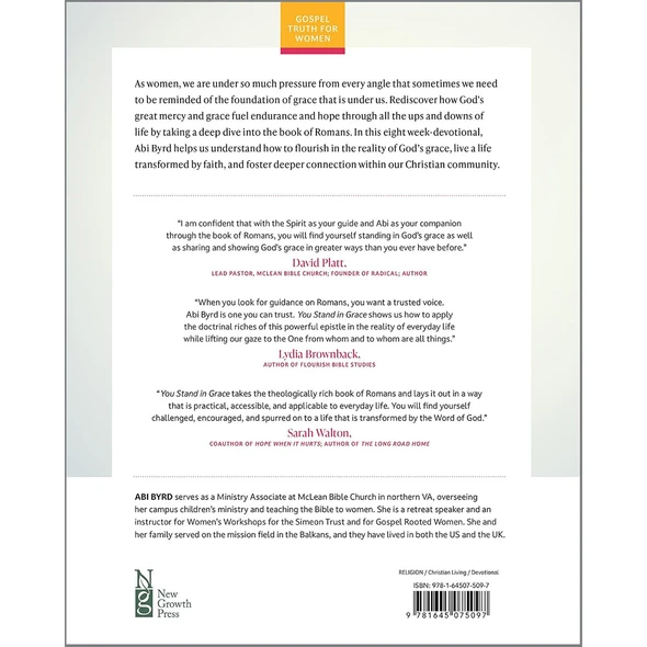 You Stand in Grace: Devotions for Walking in Faith (Gospel Truth for Women)