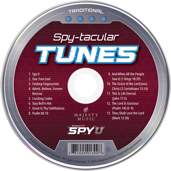 Traditional Student Music Audio CD (includes memory verse music) (Pack of 10) - Spy U VBS 2027 by Answers