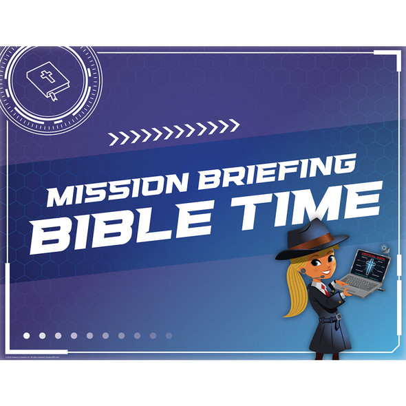 Bible Lesson Time Sign - Spy U VBS 2027 by Answers