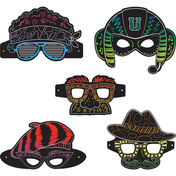 Scratch Art Set (Pack of 10) - Five designs, Two of each - Craft  Spy U VBS 2027 by Answers