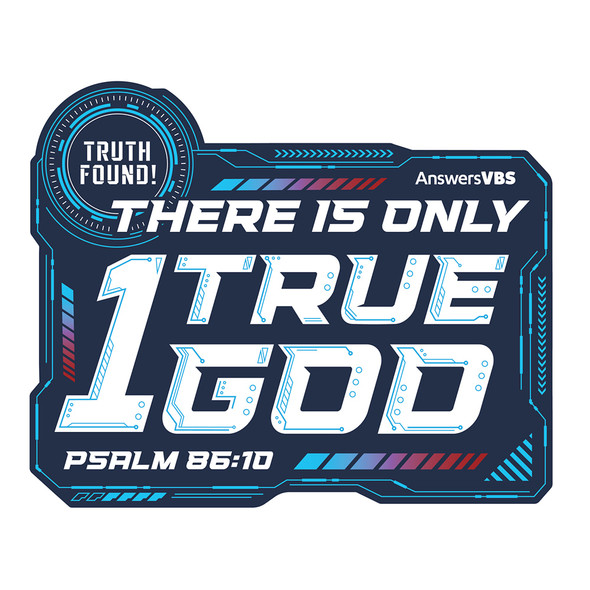 Theme Verse Iron-on Transfer (Pack of 10) -  Psalm 86:10 (7.5 in. x 8.5 in.)  - Spy U VBS 2027 by Answers
