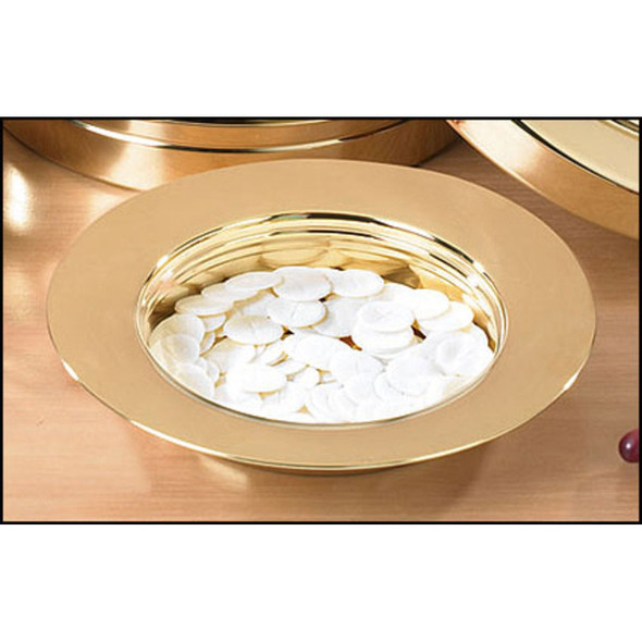 Stacking Bread Plate - Brass Tone by Sudbury