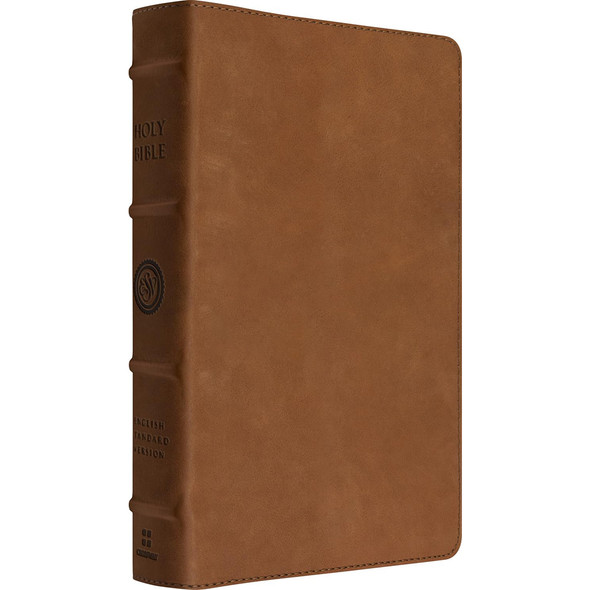 ESV Heirloom Bible, Scriptura Sacra: Personal Size Reference Edition (Cowhide, British Tan)