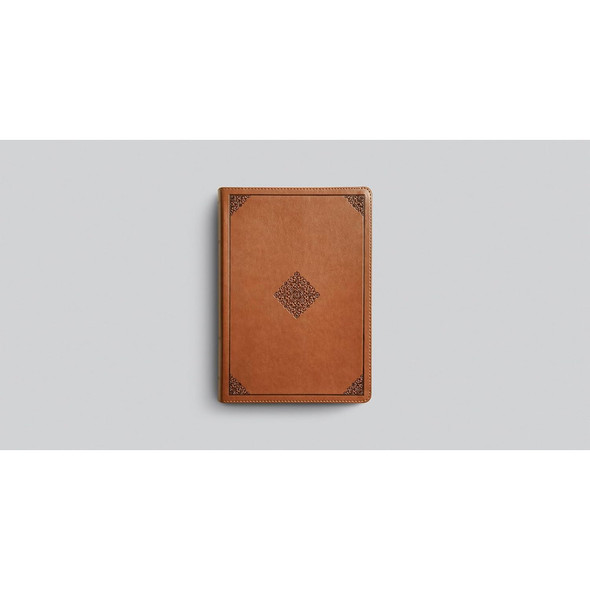 ESV Study Bible - English Saddle, Ornament Design TruTone - Case of 6