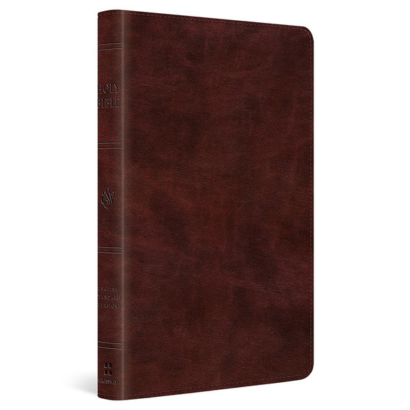 ESV Large Print Thinline Bible (TruTone, Mahogany) - Case of 14