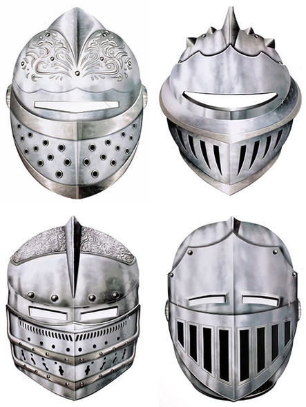 Helmet Masks (Pack of 4) - VBS
