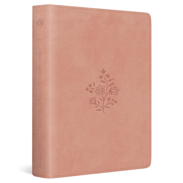 ESV Single Column Journaling Bible (TruTone, Blush Rose, Wildflower Design) - Bulk Case of 8