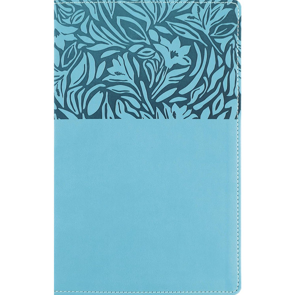 NASB Personal Size Reference Bible, Large Print, Paragraph Style, Leathersoft, Teal, Red Letter, Thumb Indexed, 1995 Text, Comfort Print - Case of 12