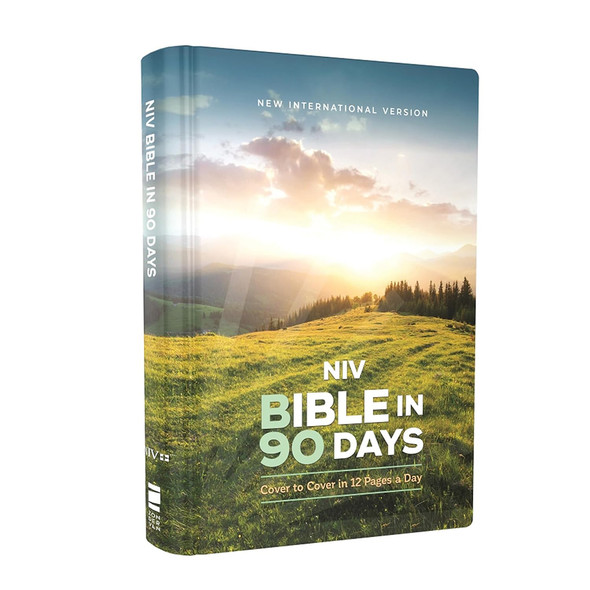 NIV Bible in 90 Days (Hardcover), Cover to Cover in 12 Pages a Day - Bulk Case of 16