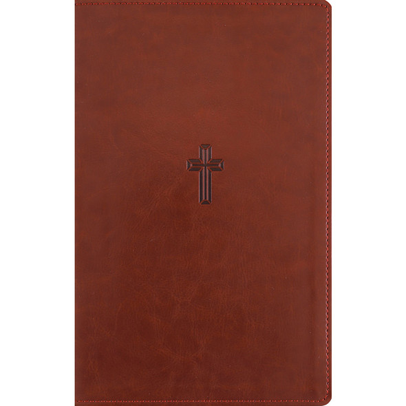 NASB Personal Size Reference Bible, Large Print (Leathersoft, Brown) - 1995 Text, Comfort Print - Case of 12