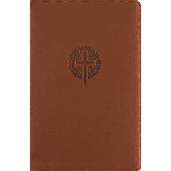 NRSVue Single-Column Reference Bible, Leathersoft, Brown, Comfort Print - Case of 10
