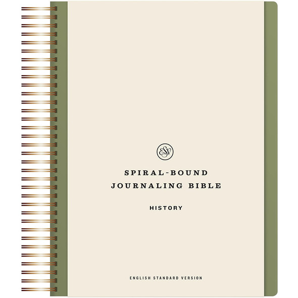 ESV Spiral-Bound Journaling Bible, History (Hardcover) - Case of 8