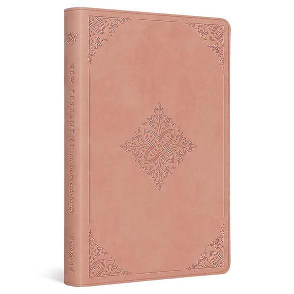 ESV New Testament with Psalms and Proverbs (TruTone, Blush Rose, Fleur-de-lis Design) - Case of 36