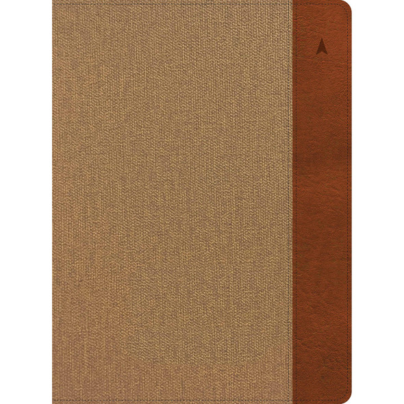 CSB Study Bible, Large Print, Digital Study Edition, Khaki/Brown LeatherTouch, Indexed - Case of 6