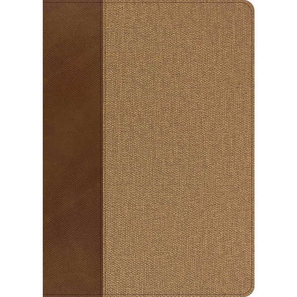 CSB Study Bible, Personal Size, Digital Study Edition, Brown/Khaki LeatherTouch - Case of 10