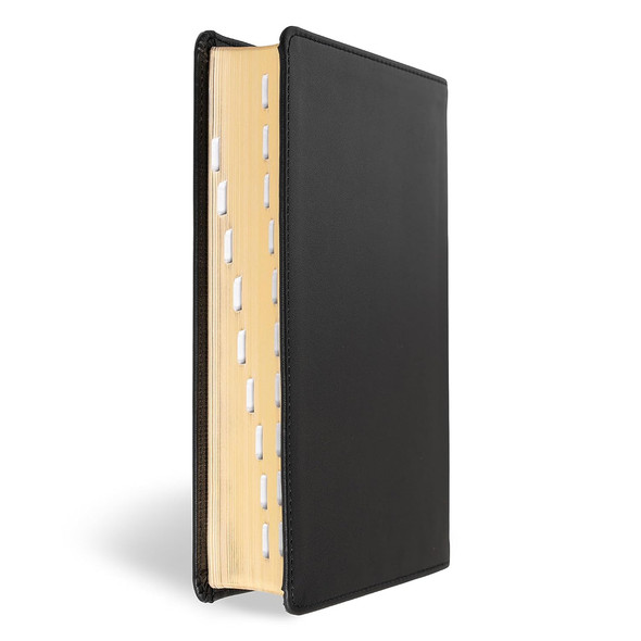 CSB Large Print Personal Size Reference Bible, Digital Study Edition, Easy-to-Read Optimal Type, Black Genuine Leather, Indexed - Case of 12
