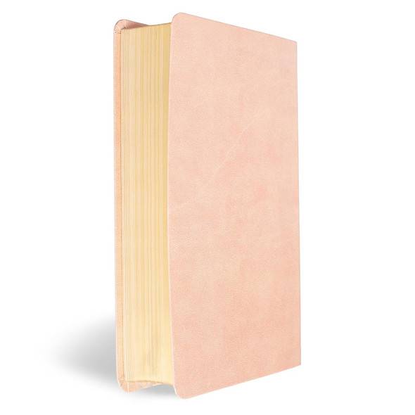CSB Large Print Personal Size Reference Bible, Digital Study Edition, Easy-to-Read Optimal Type, Peach Floral LeatherTouch - Case of 12