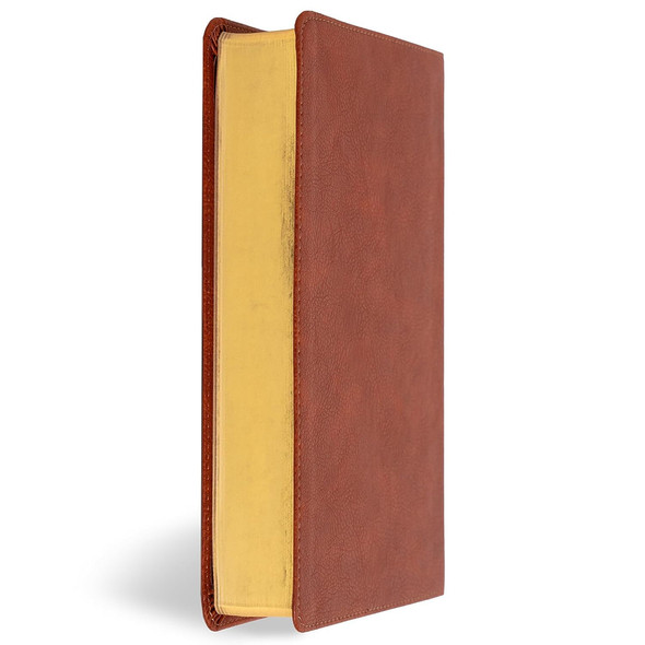 CSB Large Print Personal Size Reference Bible, Digital Study Edition, Burnt Sienna LeatherTouch - Case of 12