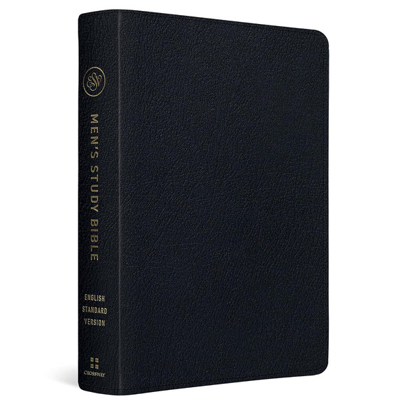 ESV Men's Study Bible (Genuine Leather, Black)