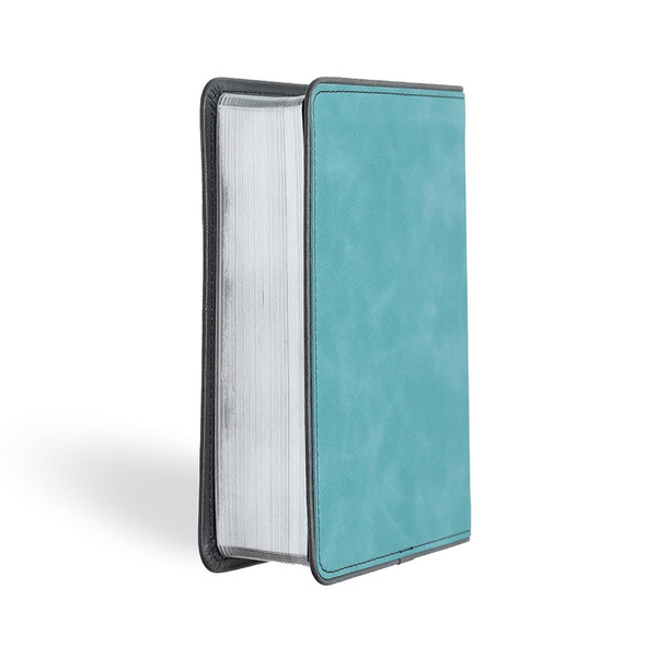 CSB Large Print Compact Reference Bible, Easy-to-Read Optimal Type, Digital Study Edition, Teal LeatherTouch - Case of 24