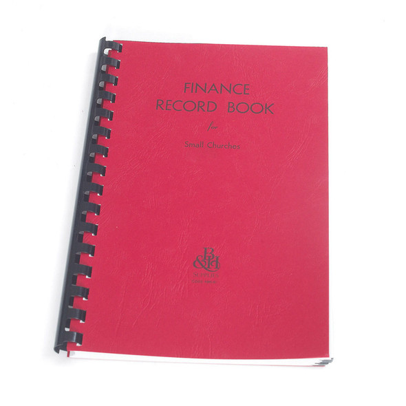 Finance record book for small churches
