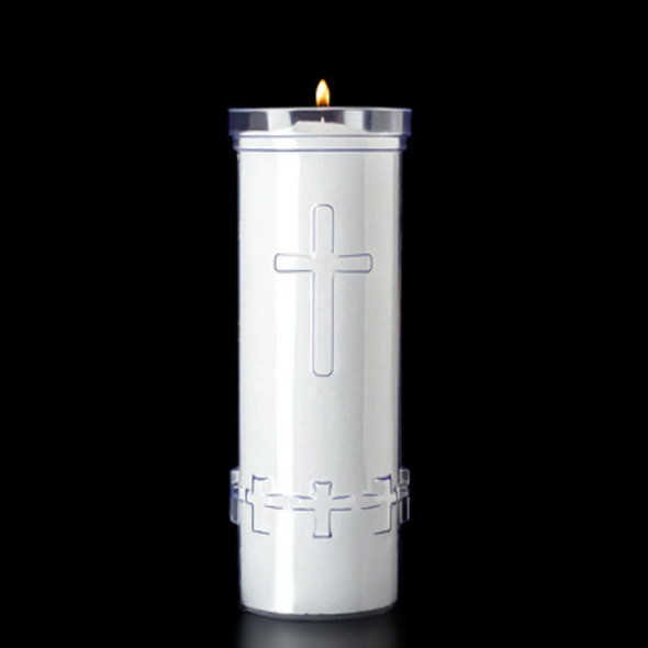 7-Day Divine Presence Sanctuary Candles Unbreakable (24 pcs) - Cathedral Candle