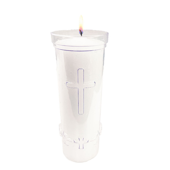 7-Day Divine Presence Sanctuary Candles Unbreakable (24 pcs) - Cathedral Candle